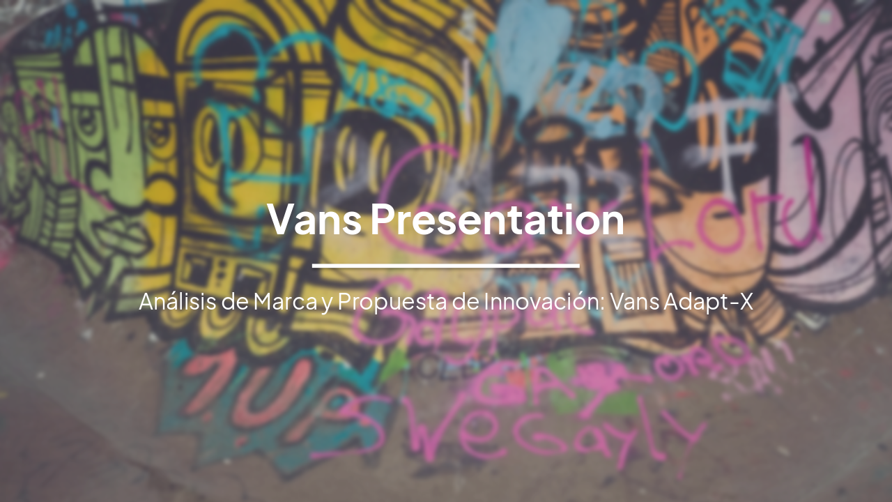 Slide 1 - Vans Presentation