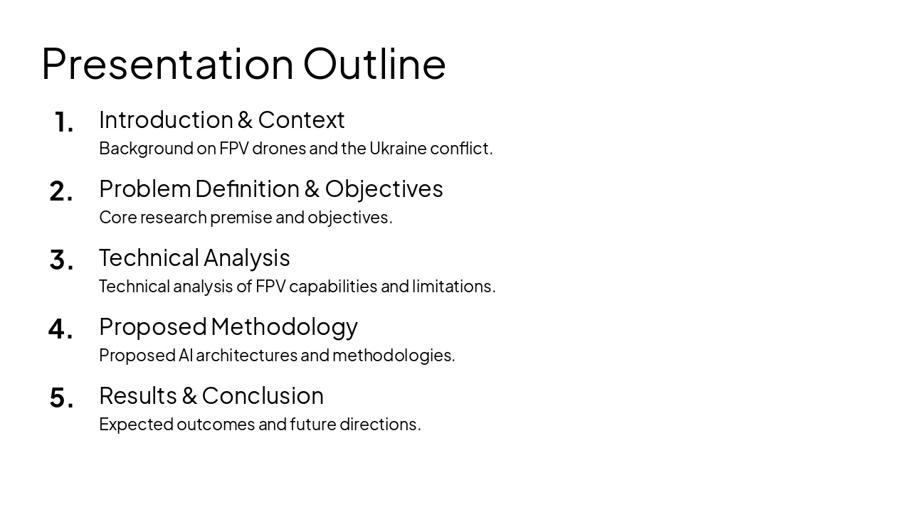 Slide 2 - Presentation Outline