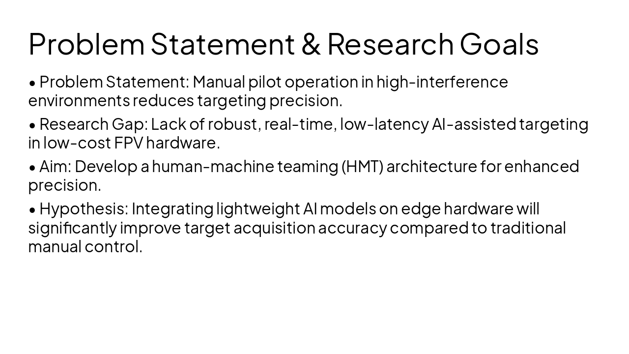 Slide 4 - Problem Statement & Research Goals
