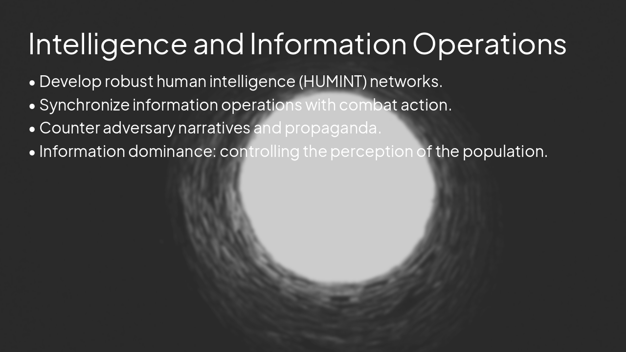 Slide 6 - Intelligence and Information Operations