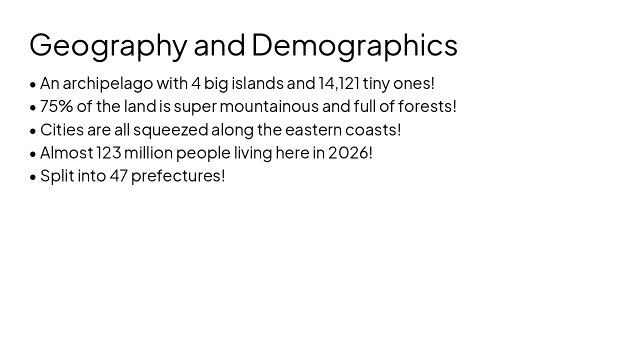 Slide 3 - Geography and Demographics