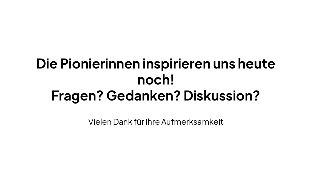 Slide 21 - Fazit & Einladung zur Diskussion