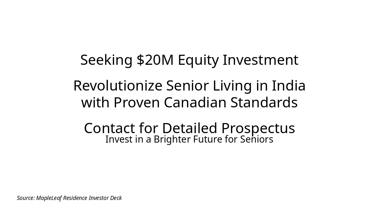 Slide 11 - Investment Ask