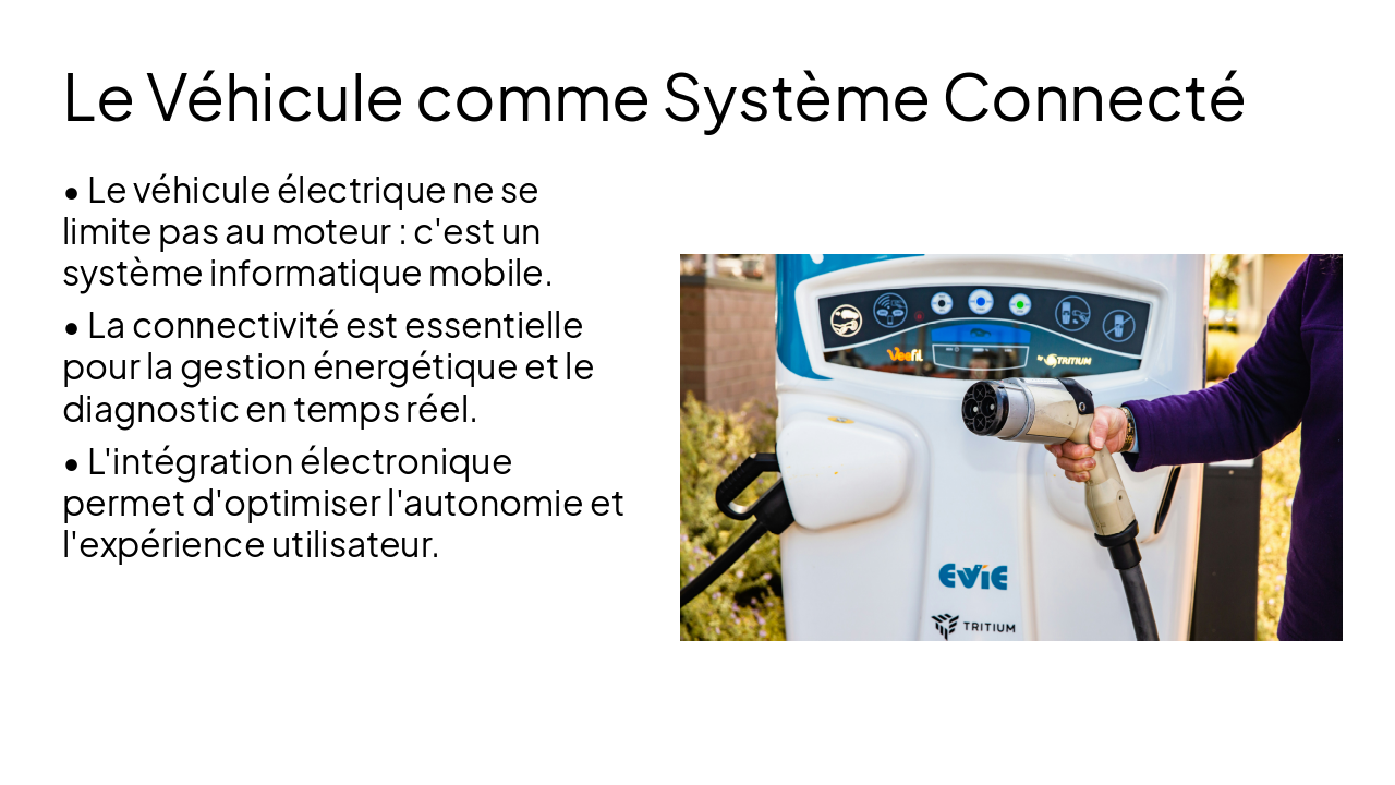 Slide 7 - Le Véhicule comme Système Connecté