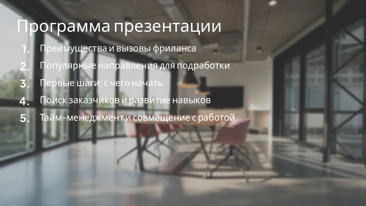 Slide 2 - Программа презентации