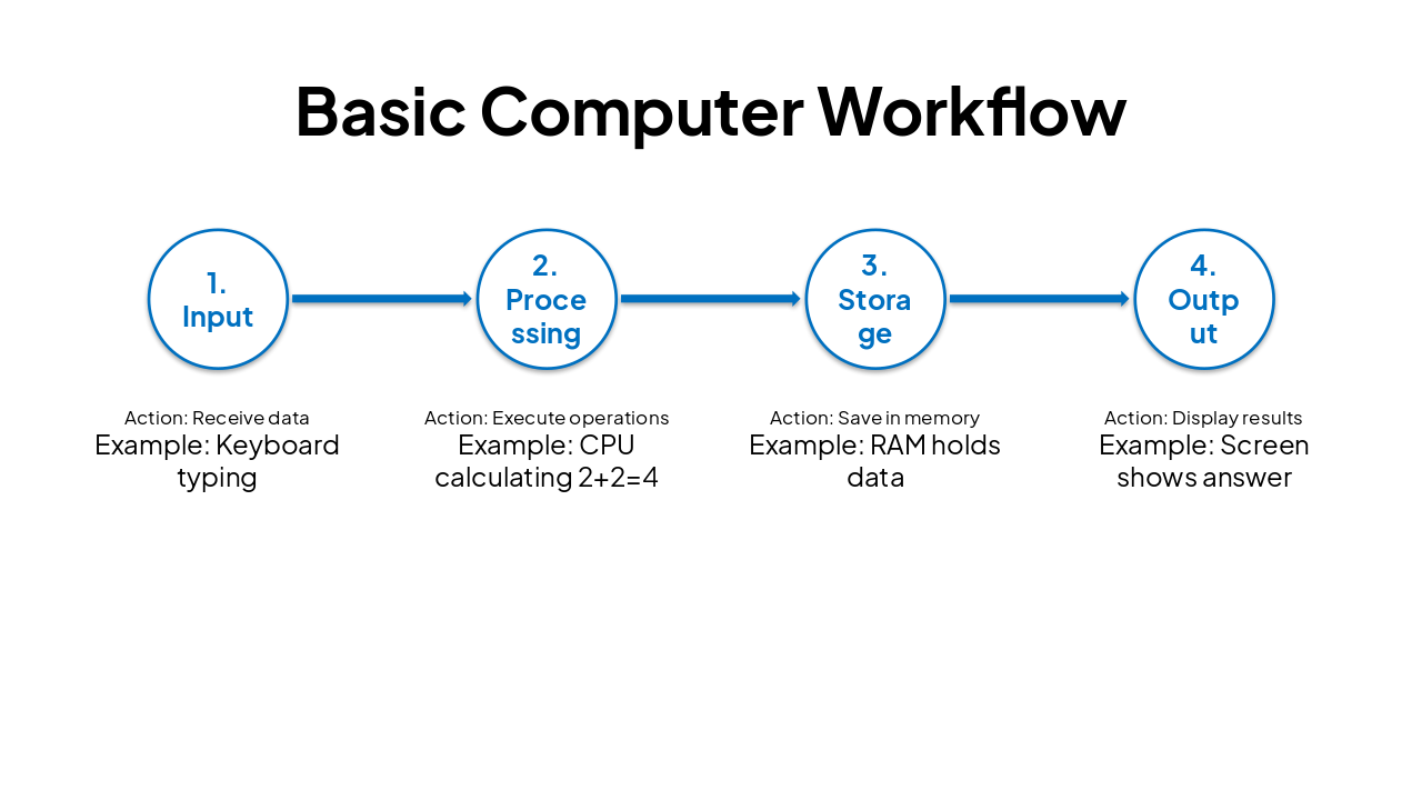 Slide 12 - Basic Computer Workflow