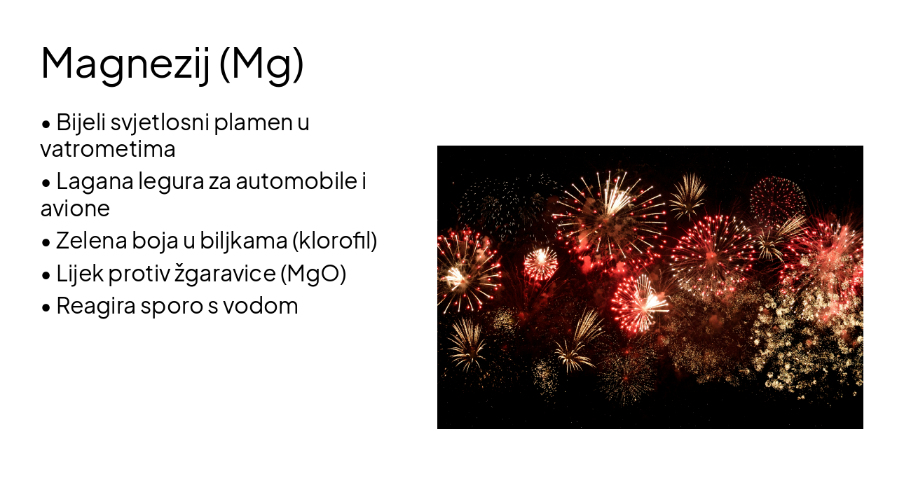 Slide 12 - Magnezij (Mg)