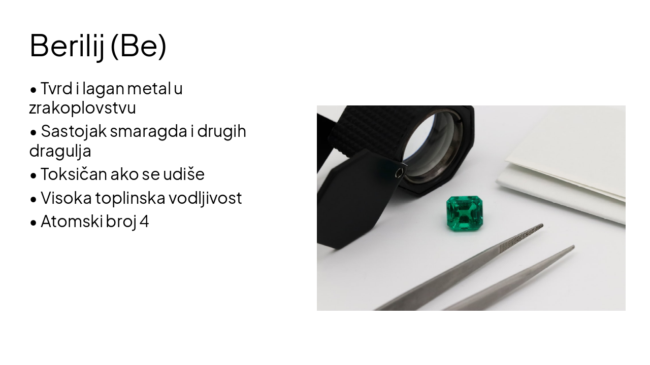 Slide 11 - Berilij (Be)