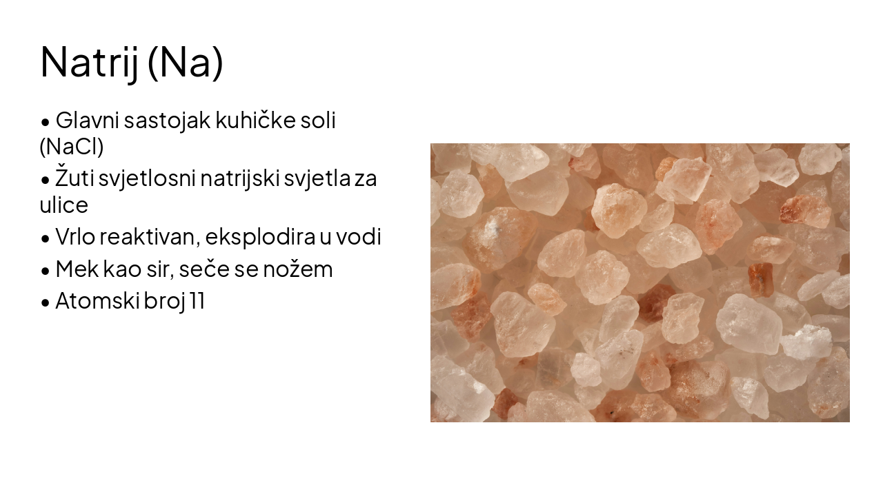 Slide 5 - Natrij (Na)