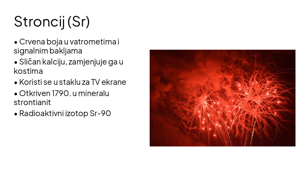 Slide 14 - Stroncij (Sr)