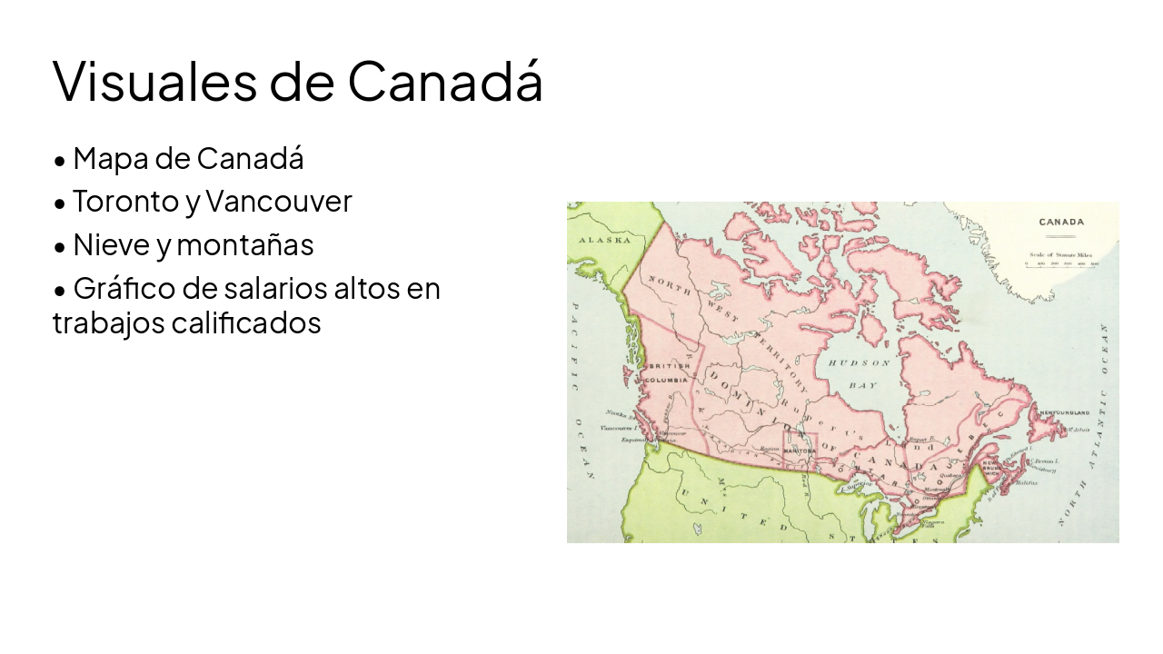 Slide 11 - Visuales de Canadá
