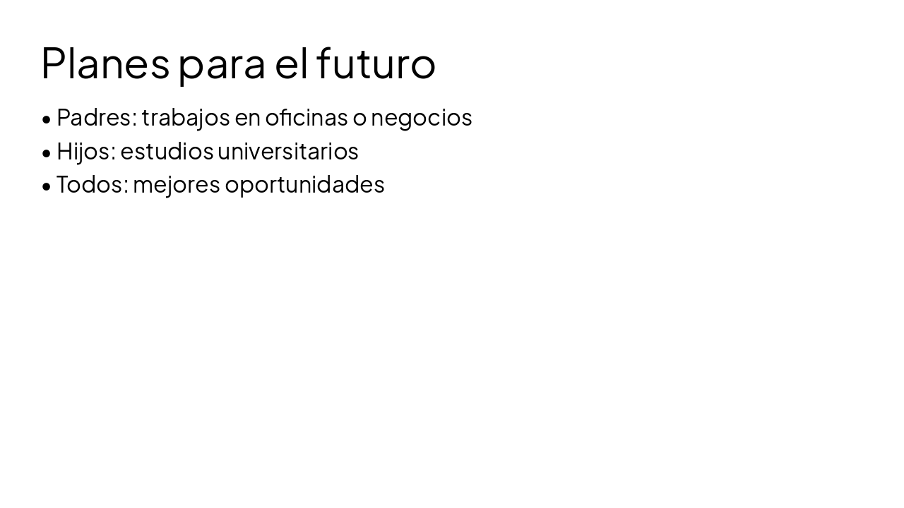 Slide 8 - Planes para el futuro