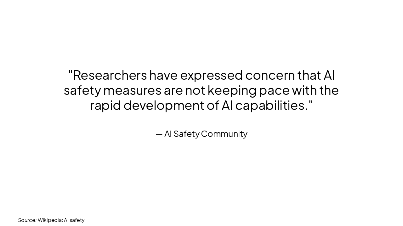 Slide 16 - Researchers' Concern