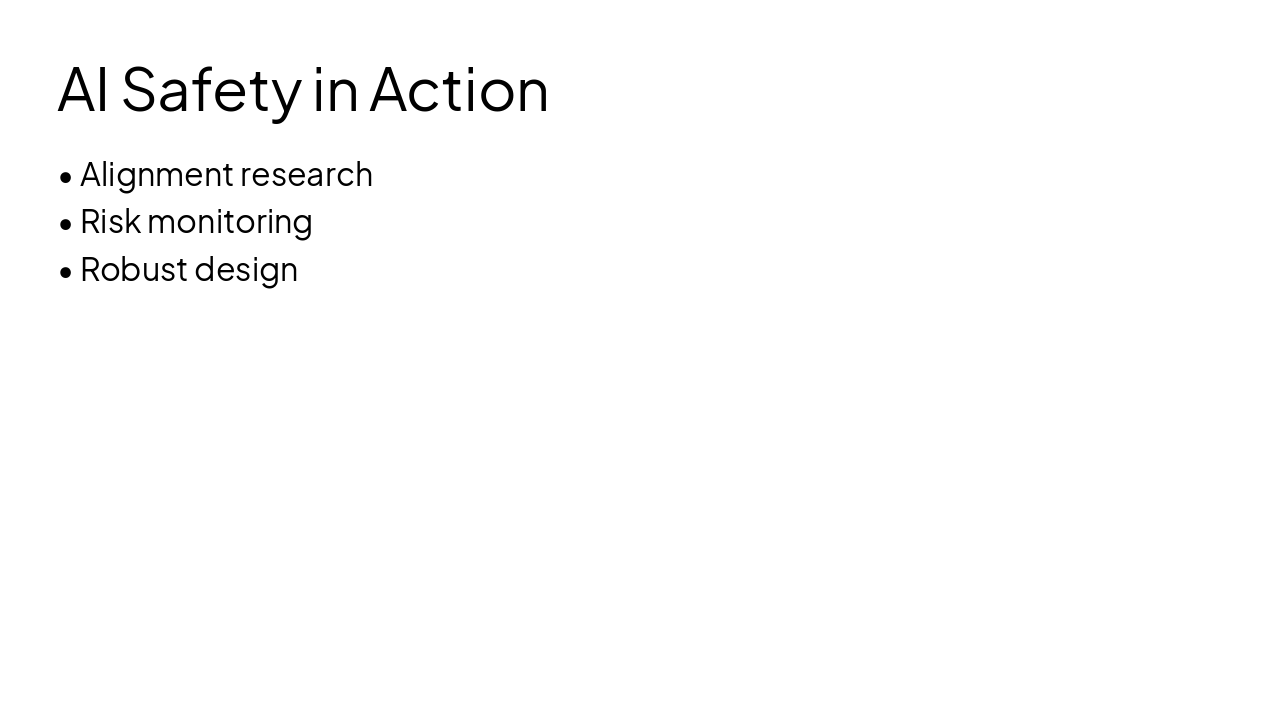 Slide 29 - AI Safety in Action
