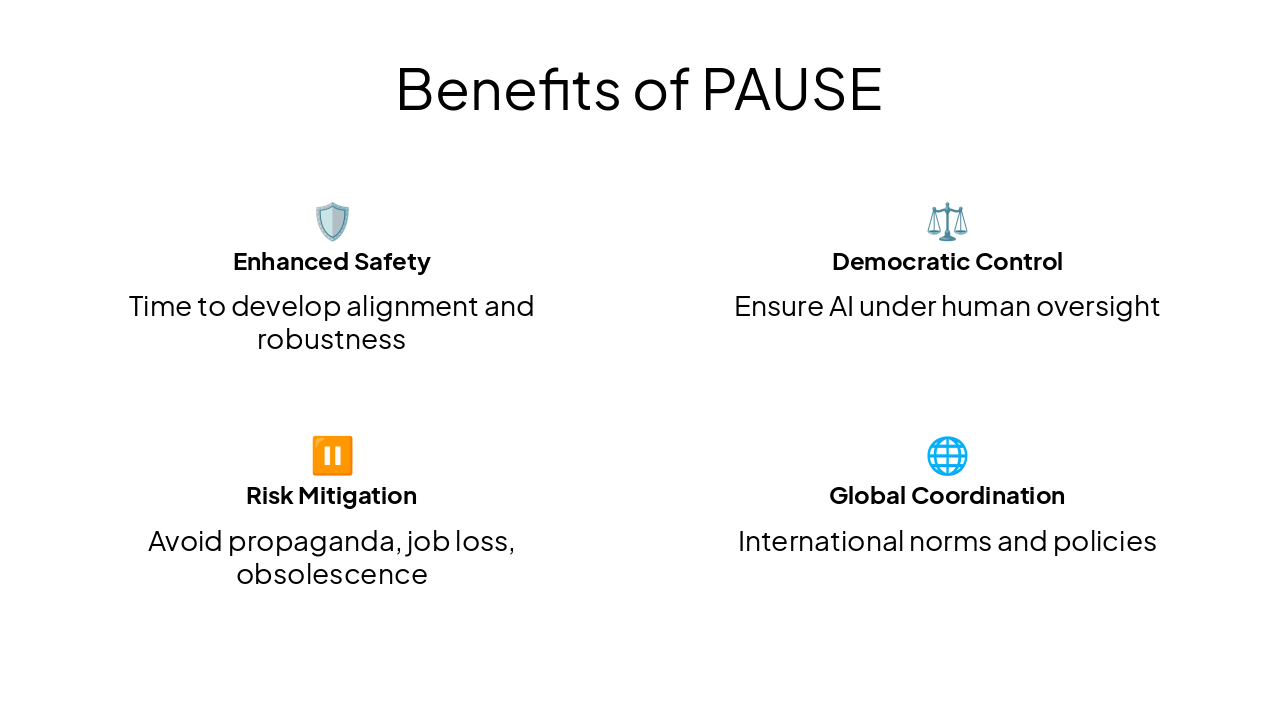 Slide 38 - Benefits of PAUSE