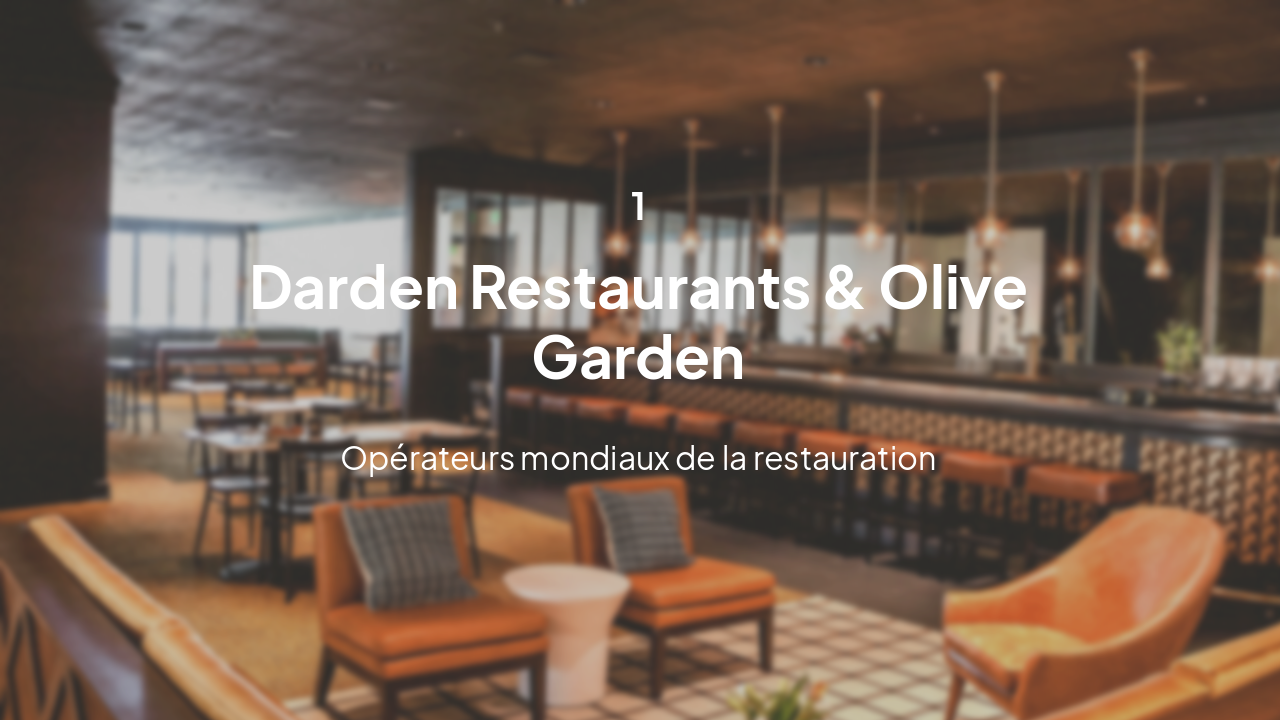 Slide 3 - Section 1: Darden Restaurants