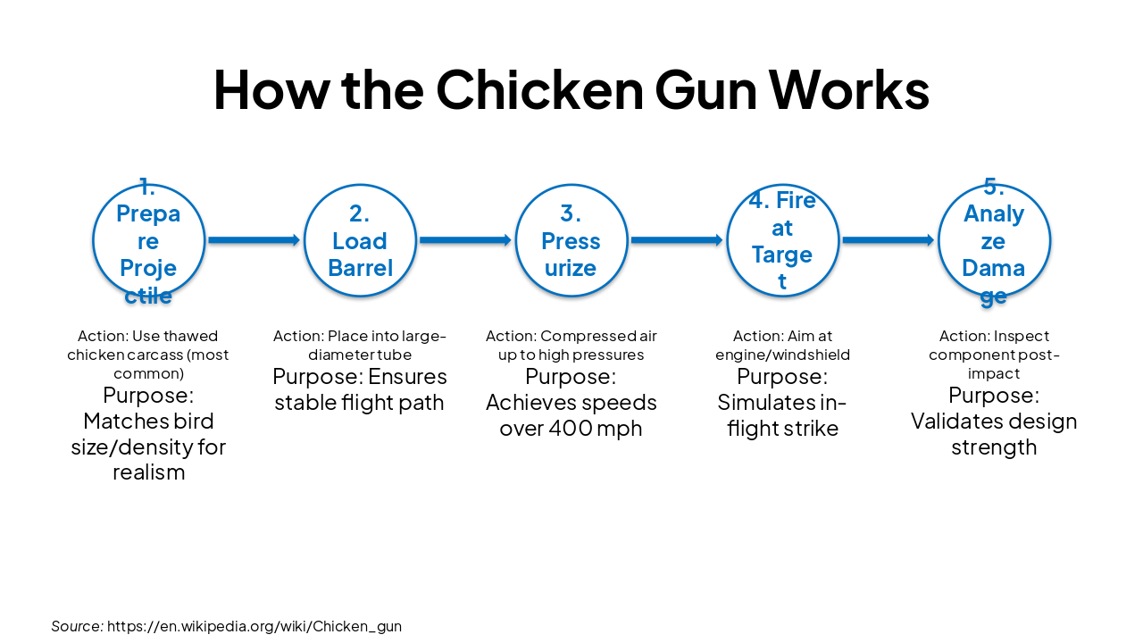 Slide 9 - How the Chicken Gun Works