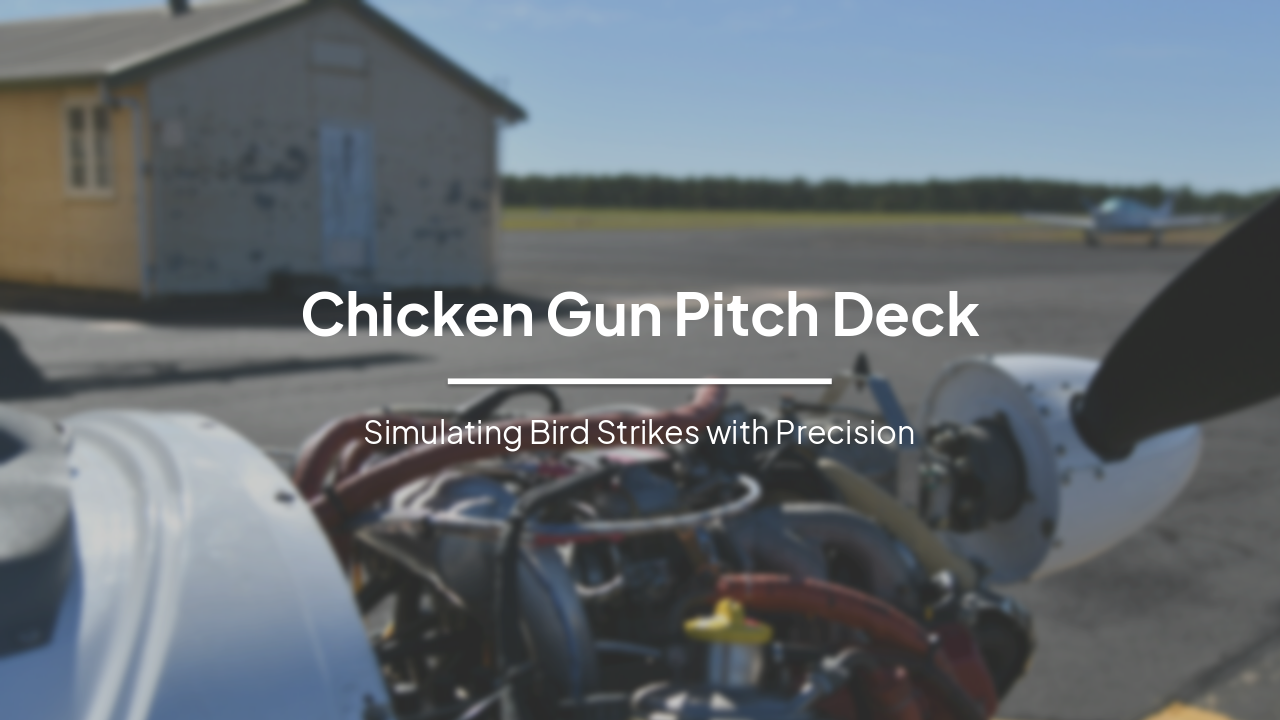 Slide 1 - Chicken Gun Pitch Deck