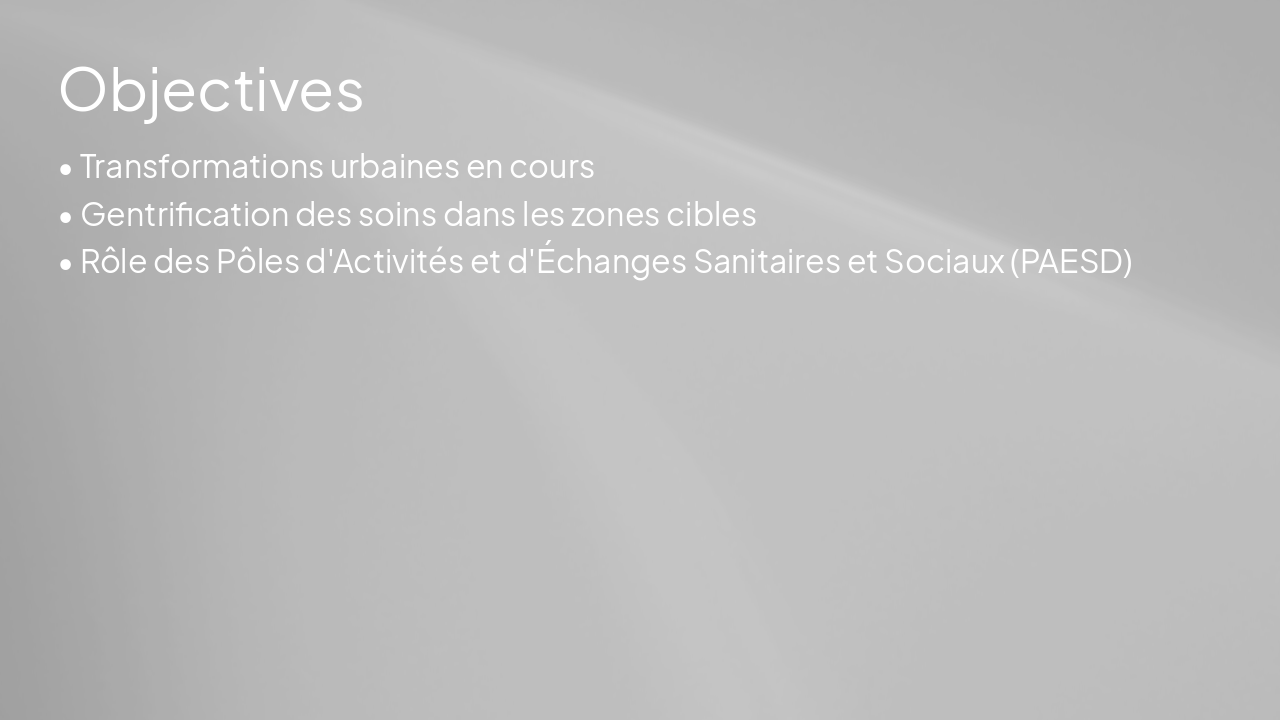 Slide 3 - Objectives