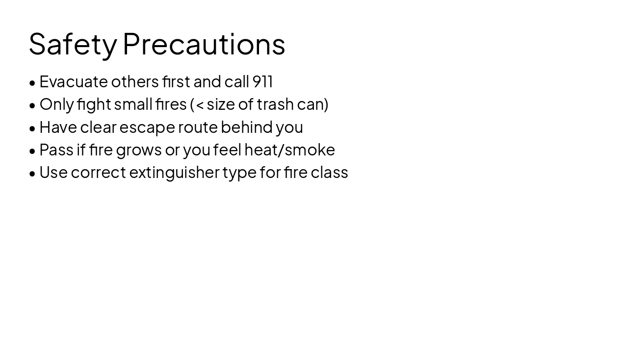 Slide 5 - Safety Precautions