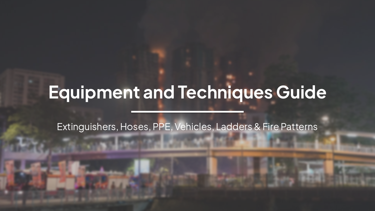 Slide 1 - Equipment and Techniques Guide