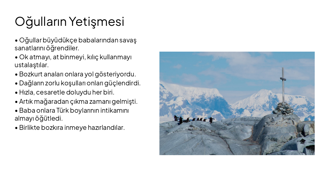 Slide 8 - Oğulların Yetişmesi