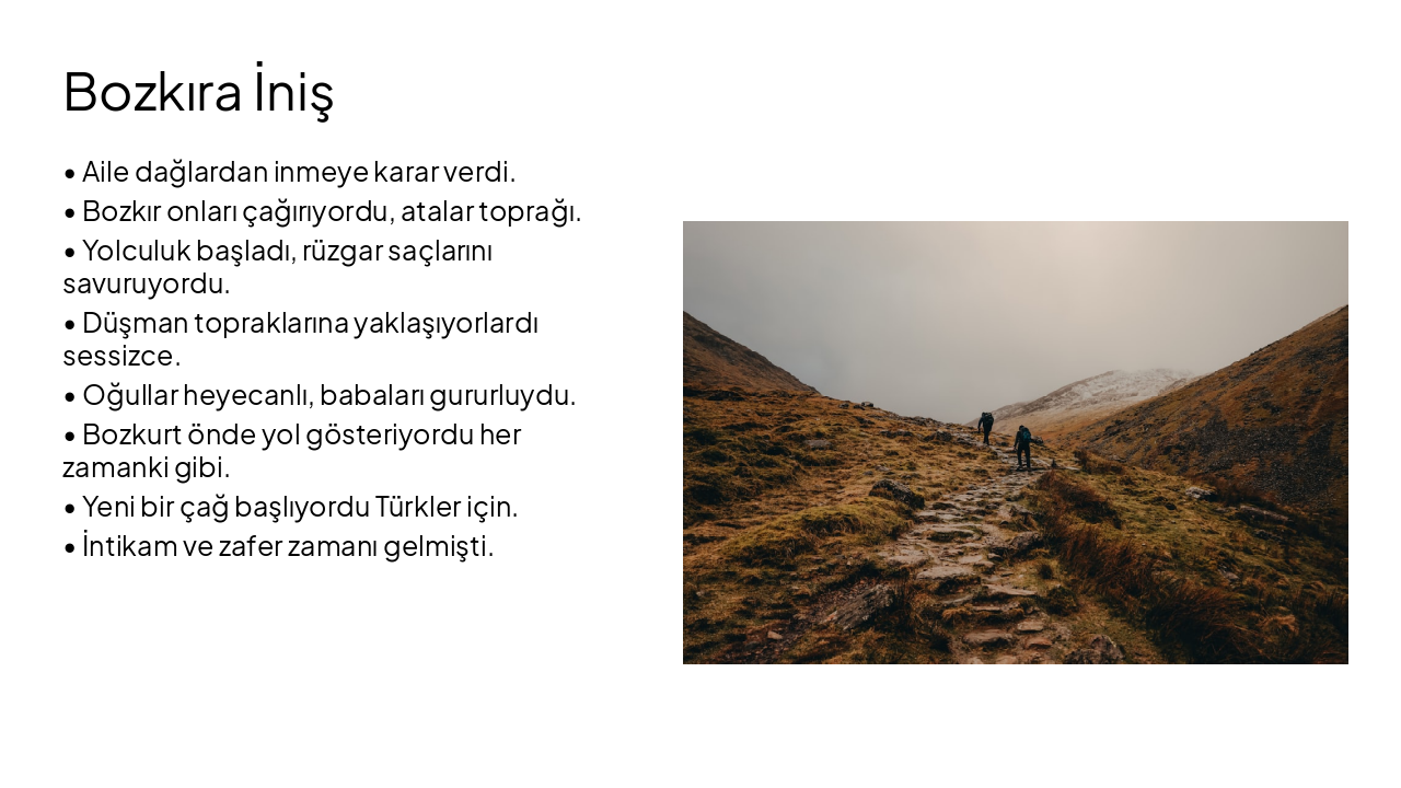 Slide 9 - Bozkıra İniş