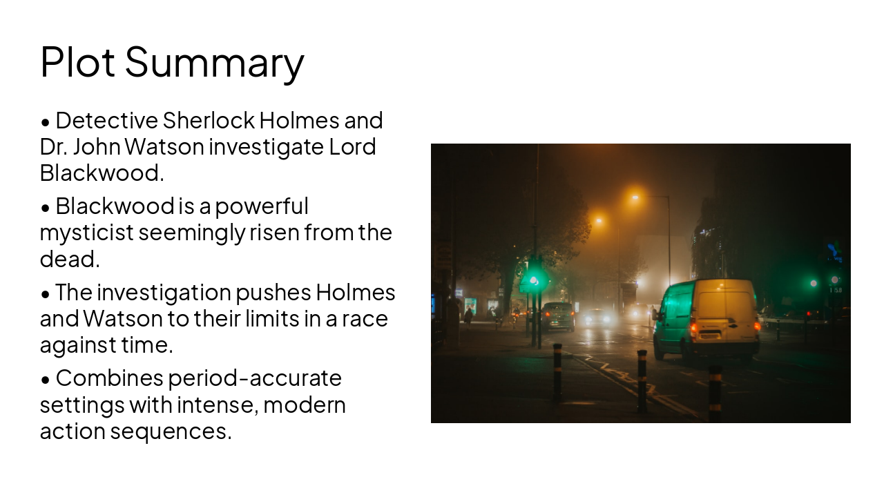 Slide 3 - Plot Summary