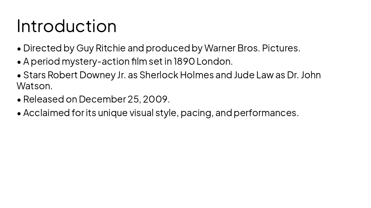 Slide 2 - Introduction