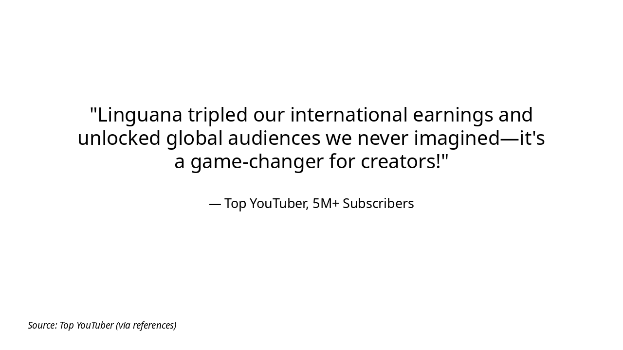 Slide 11 - Creator Success