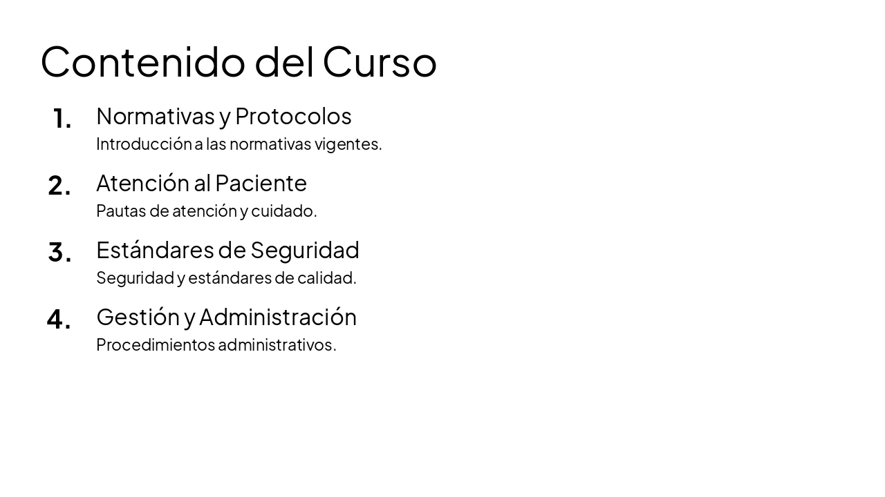 Slide 2 - Contenido del Curso