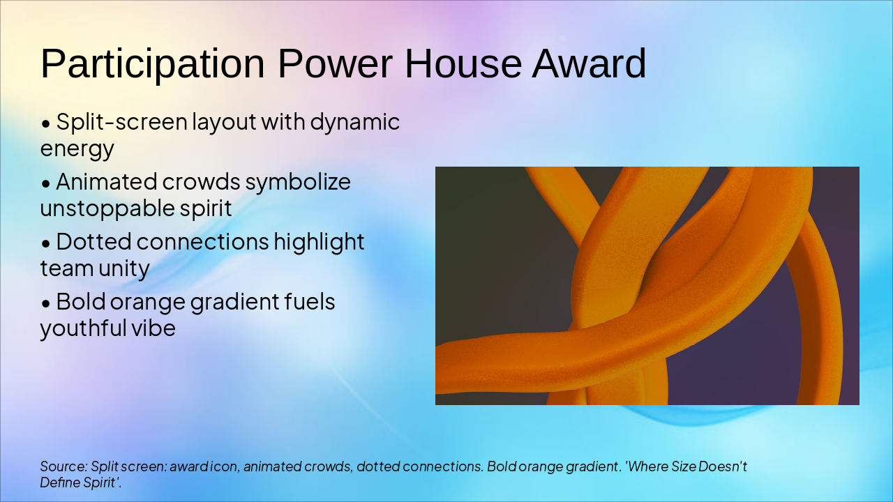 Slide 2 - Participation Power House Award