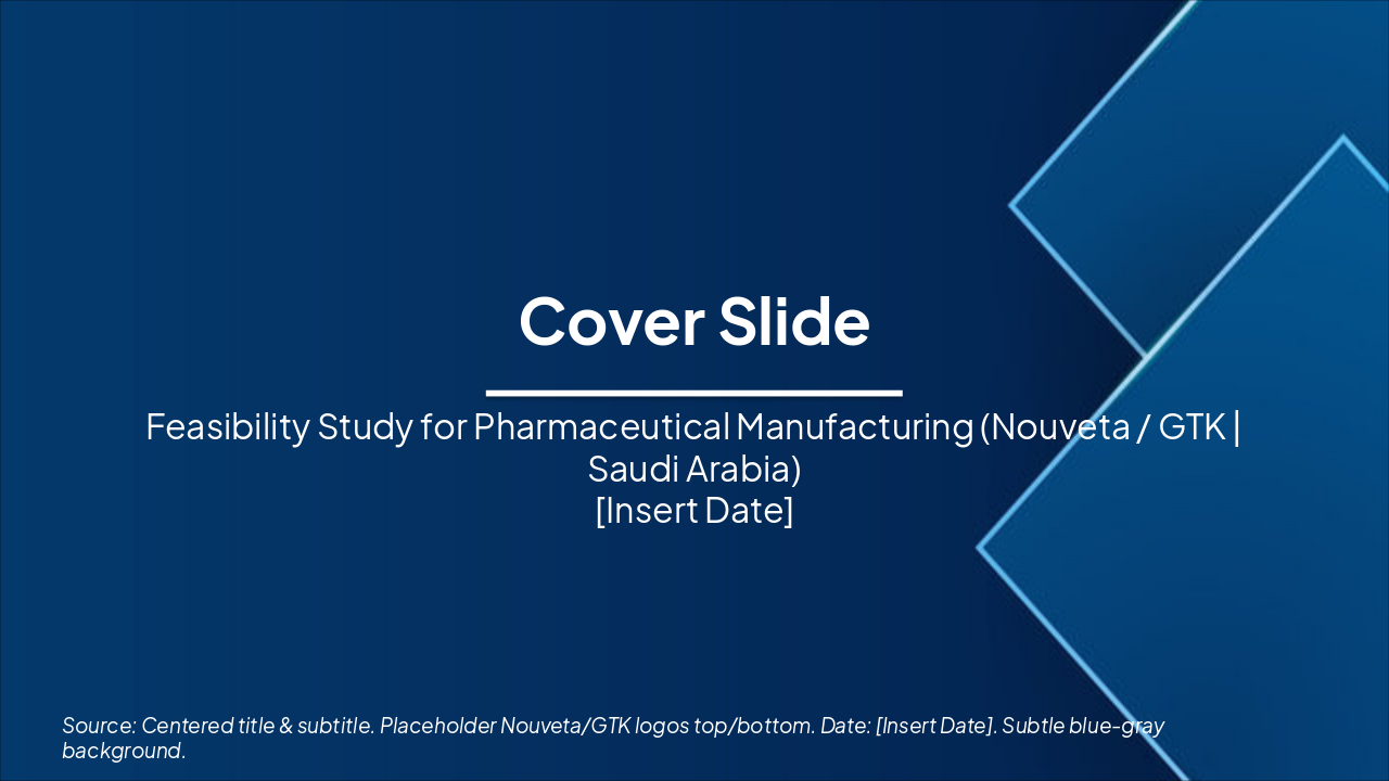 Nouveta/GTK Pharma Feasibility Proposal (39 chars)