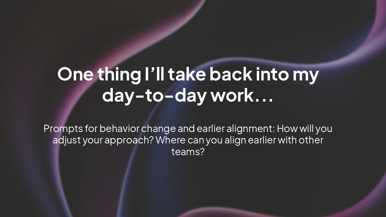 Slide 10 - Reflect & Commit