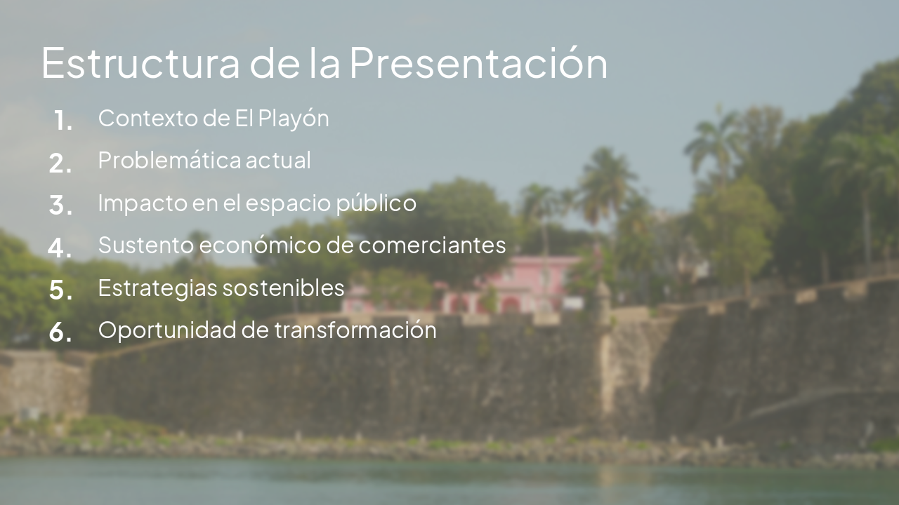 Slide 2 - Estructura de la Presentación
