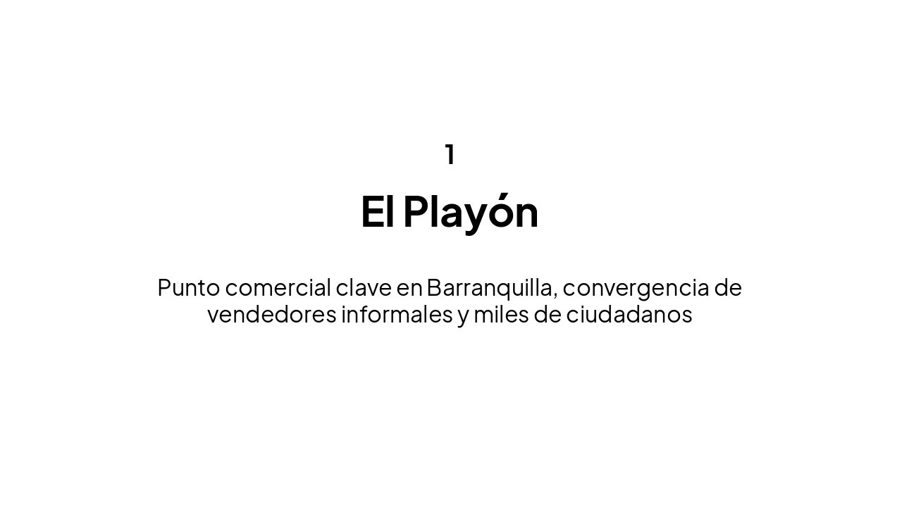 Slide 3 - Contexto de El Playón