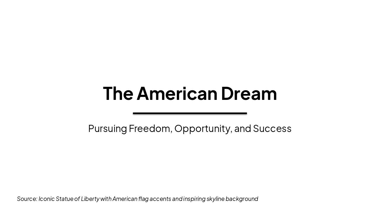 The American Dream: Evolving Today