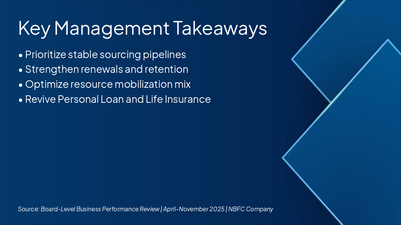 Slide 9 - Key Management Takeaways