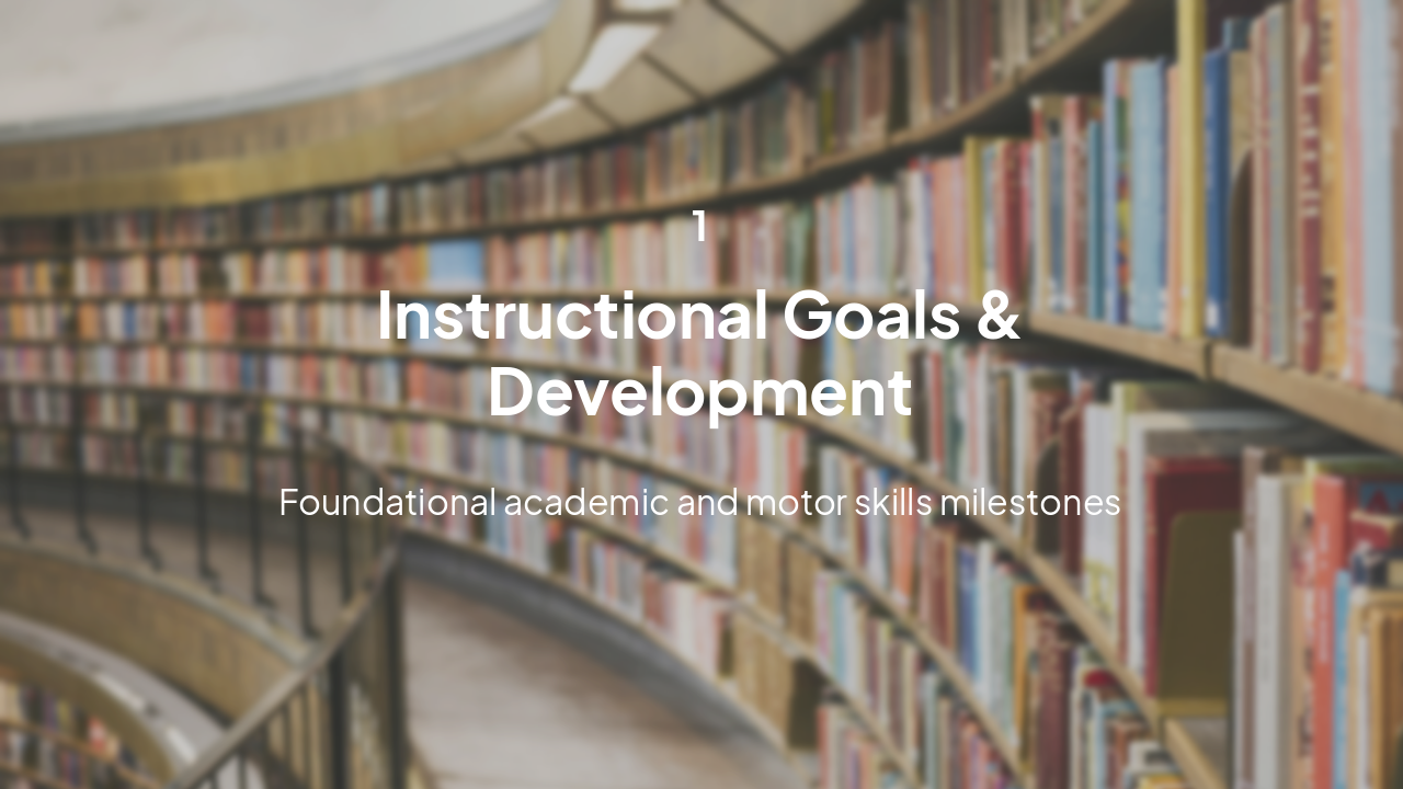 Slide 3 - Part 1: Instructional Goals
