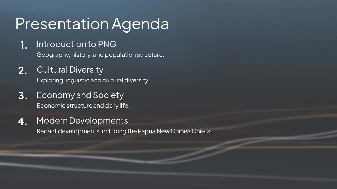 Slide 2 - Presentation Agenda