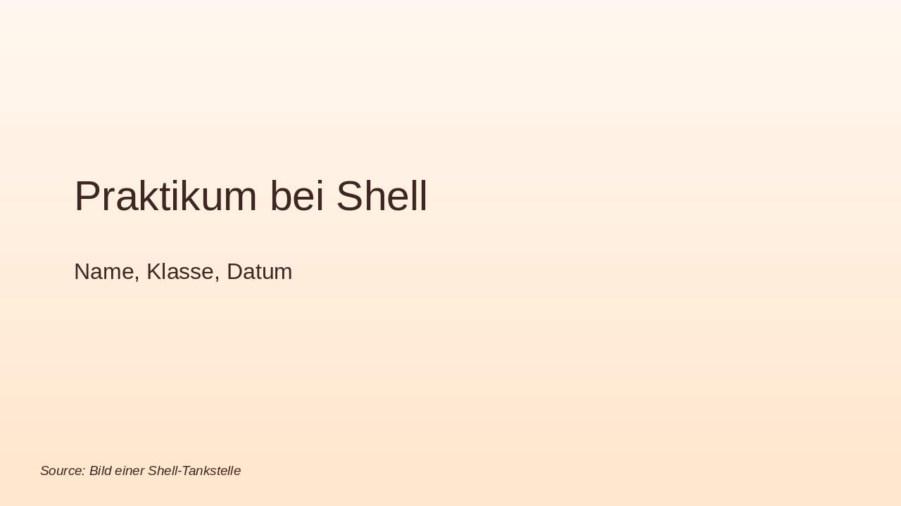 Mein Shell-Praktikum: Einblicke & Lernprozess