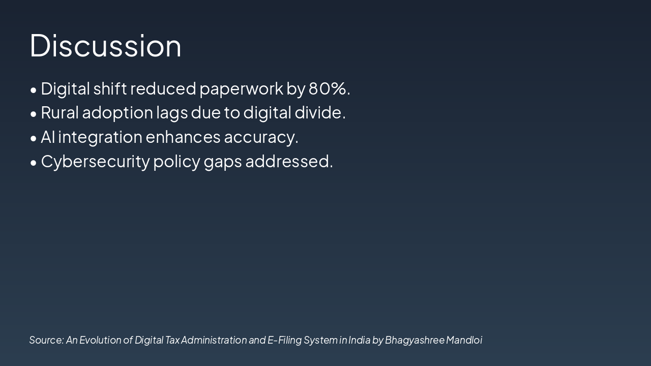 Slide 8 - Discussion