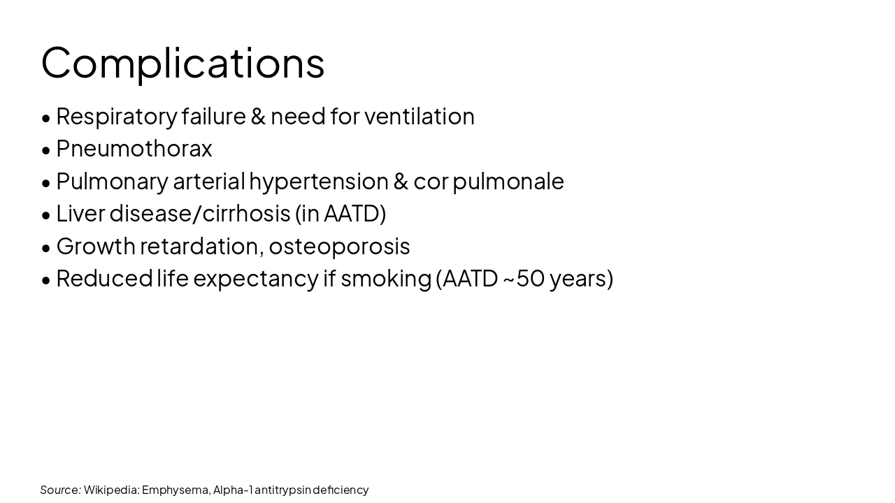 Slide 9 - Complications