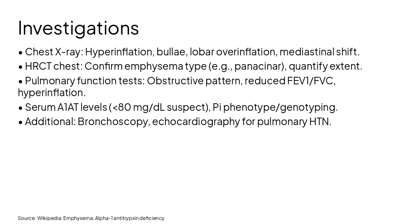 Slide 7 - Investigations