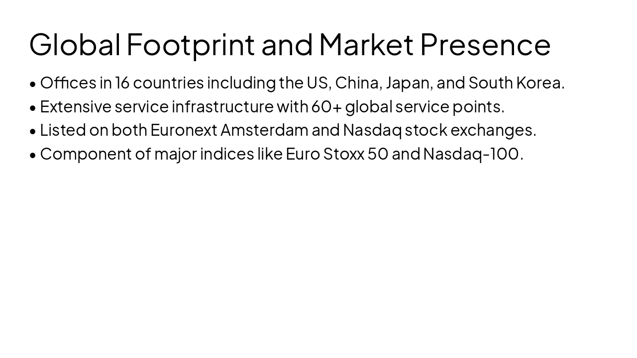 Slide 6 - Global Footprint and Market Presence