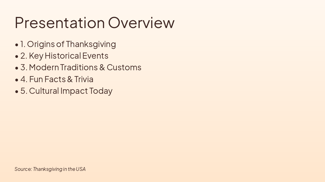 Slide 2 - Presentation Overview