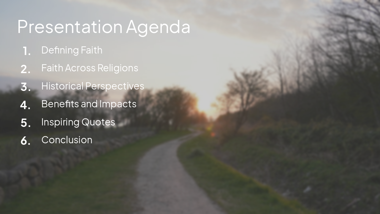 Slide 2 - Presentation Agenda