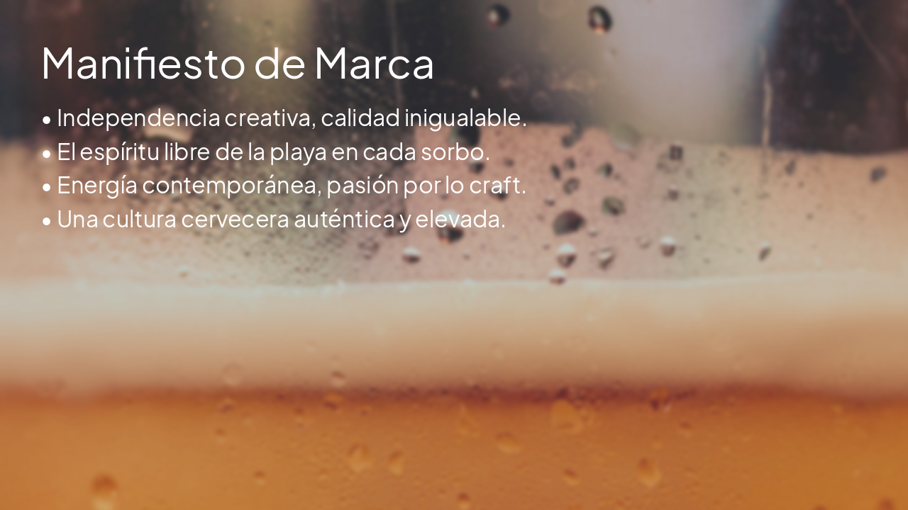 Slide 2 - Manifiesto de Marca