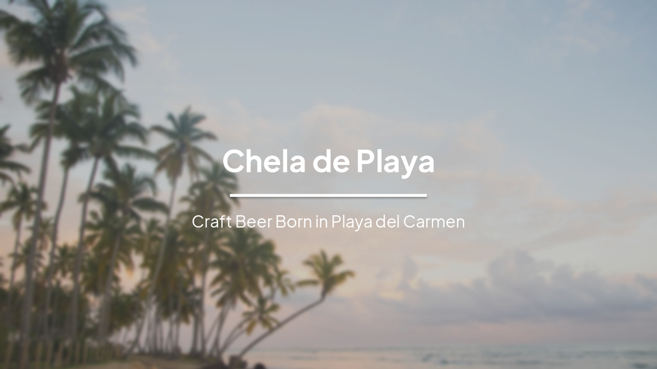Chela de Playa: Cerveza Artesanal con Espíritu Caribeño