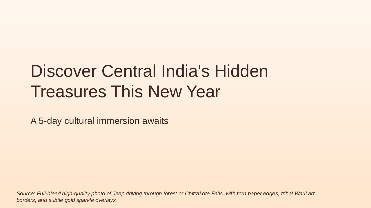 New Year Bastar Road Trip: Hidden Treasures